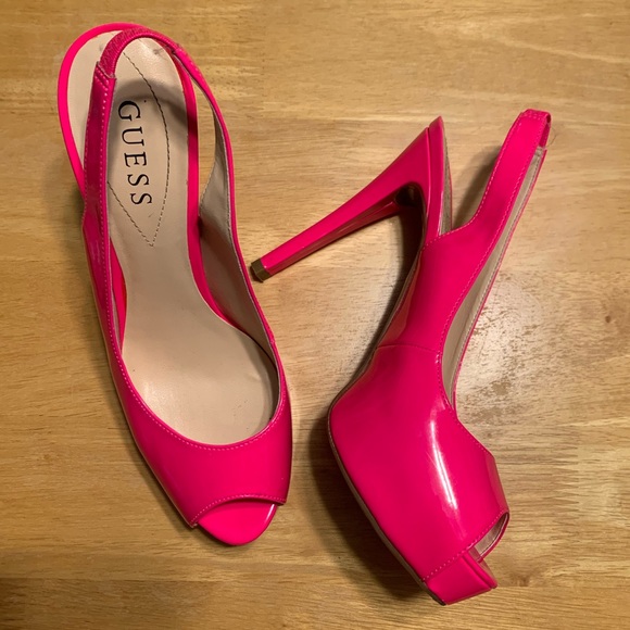 hot pink heels size 5